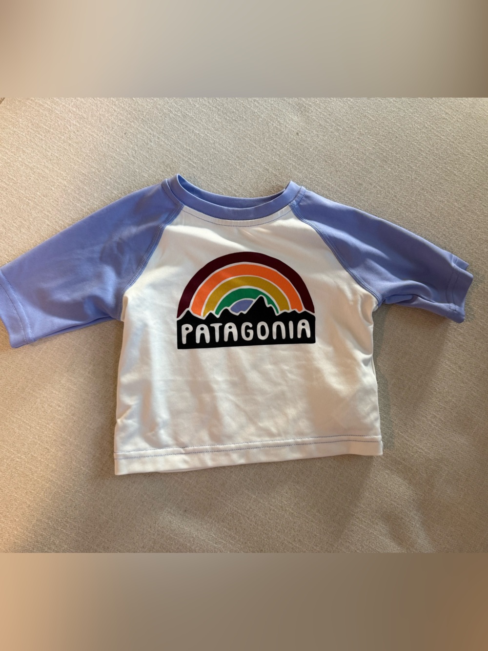 Patagonia Rainbow rash guard/shirt baby 6months